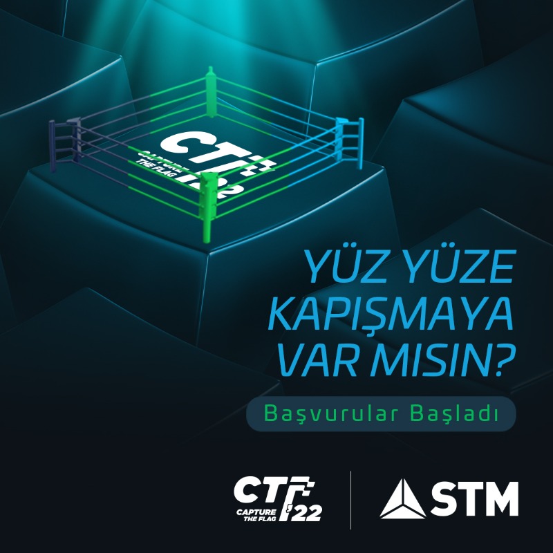 SavunmaSanayiST's tweet photo. STM CTF (Capture The Flag) Heyecanı Başlıyor!
- Başarı gösteren gençlere staj ve iş imkanı ile para ödülü
Ödüller:
1️⃣ 75.000 TL
2️⃣ 60.000 TL
3️⃣ 45.000 TL ve daha fazlası #CTF22’de!
@STMDefence @STMCyber @StmCTF
Detaylar ⬇️