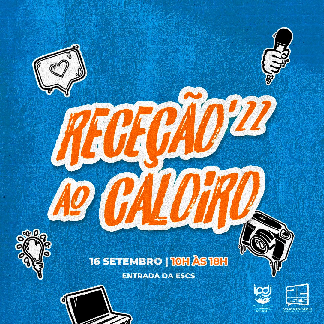 Anota dia 16 de setembro na tua agenda, caloiro! 🤩

Neste dia vais poder conhecer a ESCS, todas as atividades extracurriculares que podes pertencer durante os anos do teu percurso académico e ainda aproveitas e conheces novos estudantes! 

Segue o nosso Instagram: <a href="/ae_escs/">AE ESCS</a> 🧡