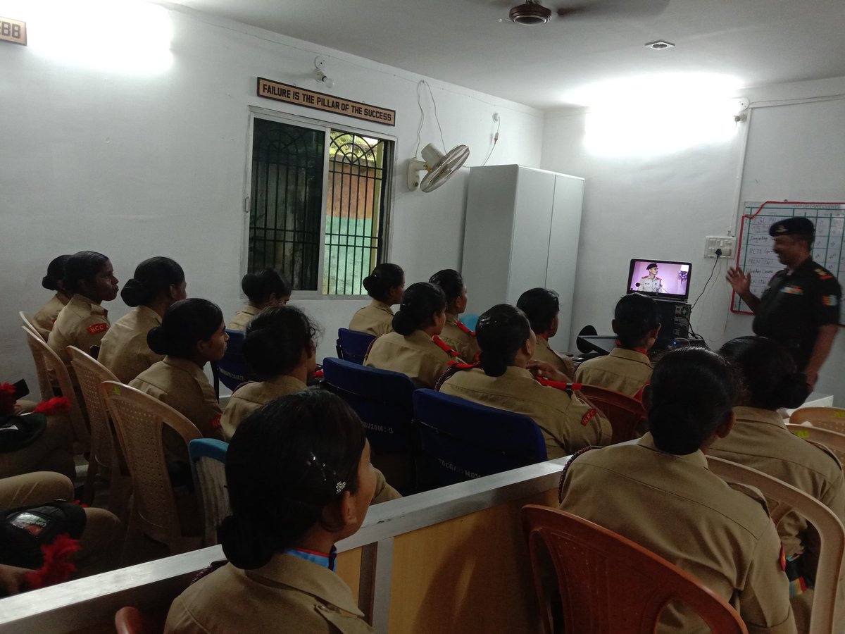 RayagadaNcc's tweet photo. 2(0) Girls Bn Ncc Rayagada ... Cdts with staff  for  viewing the  program of NMBA ......
@narendramodi 
@rajnathsingh 
@kalinga_sagar 
@Sriniva78045045 
@CMO_Odisha 
@DHE_Odisha https://t.co/P0QzhI9jmy