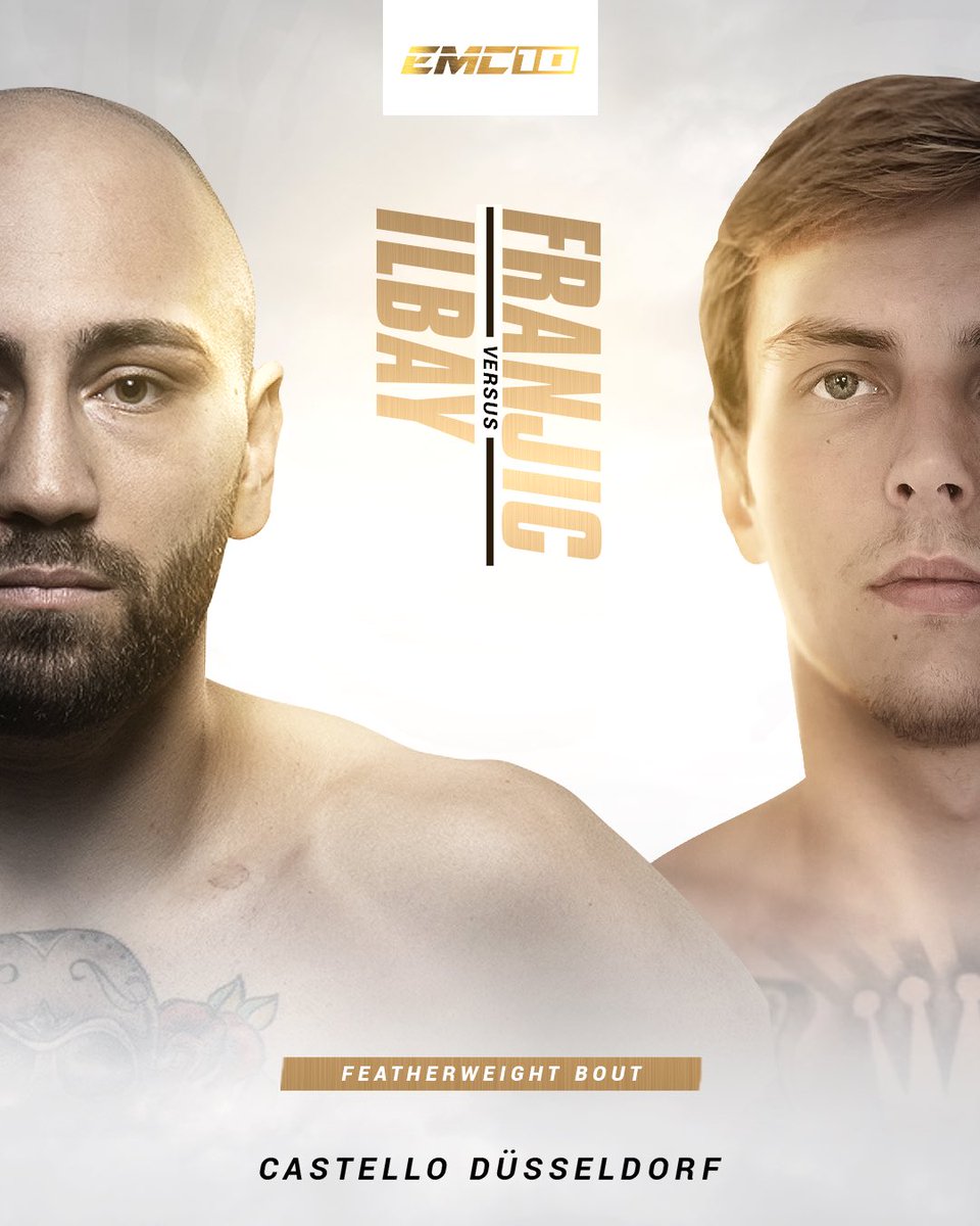 '𝐄𝐥 𝐏𝐢𝐬𝐭𝐨𝐥𝐞𝐫𝐨' <a href="/IlbayDeniz/">Deniz “El Pistolero” Ilbay</a> is looking for his 3️⃣rd straight EMC win when he takes on experienced Anton Franjic 💥

Deniz Ilbay 🇩🇪 vs 🇦🇹 Anton Franjic

#EMC10 | Sep 24 | Castello Düsseldorf