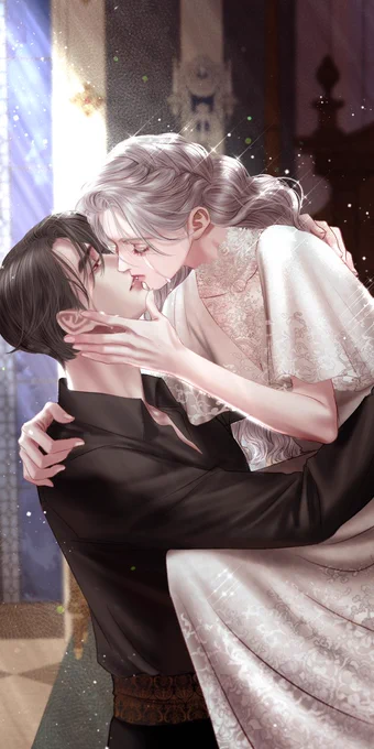돌아온 여주 네이버 웹소설 [집착 황제의 첨인데, 곧 죽게 생겼습니다] 삽화 작업 