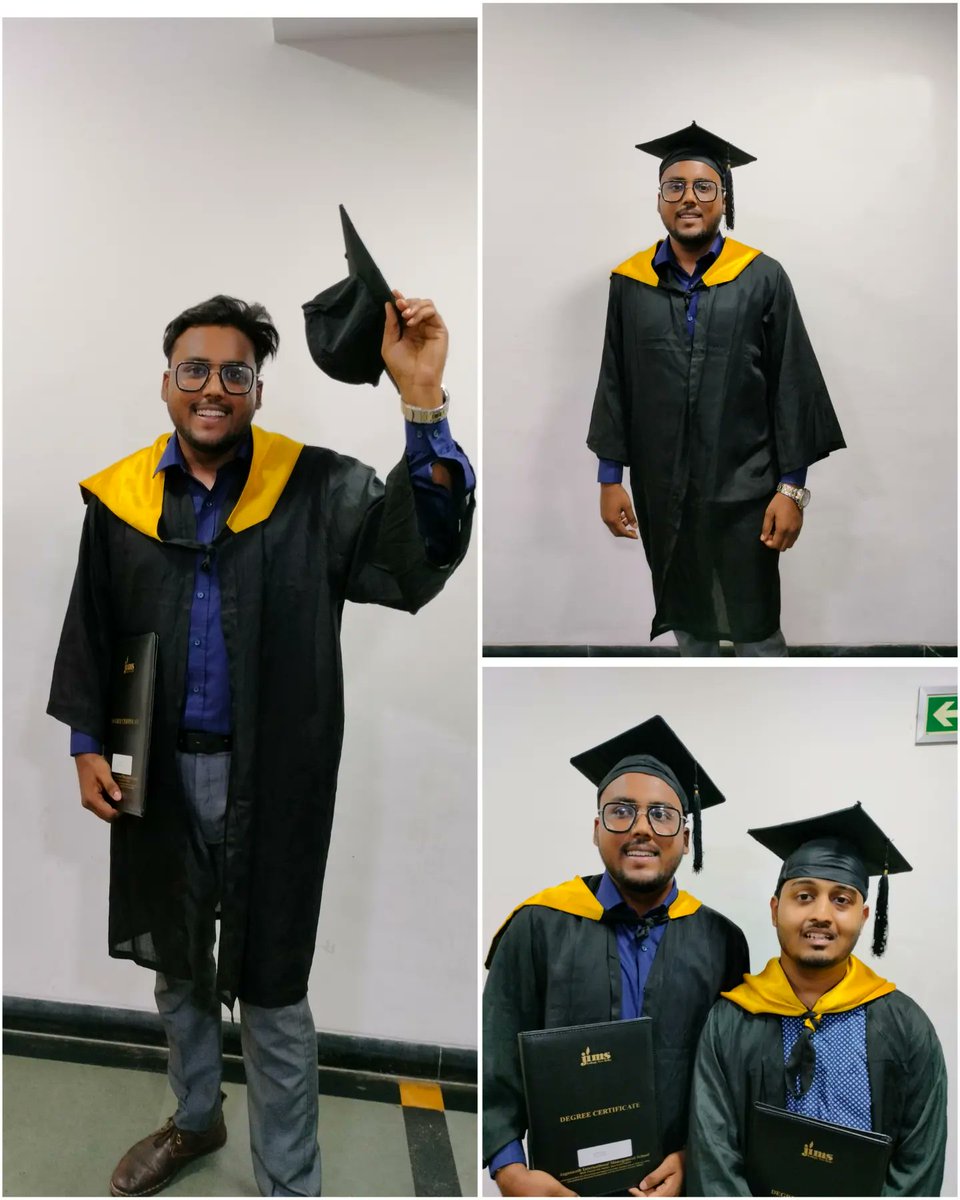 Rohitkuofficial's tweet photo. Finally ! Graduated now .... 🎓🎓 . And so the adventure begins to face the world... ✌🏼✌🏼 👨‍🎓
.
.
#graduation #graduate #college #degree https://t.co/WDnFZVqAt0
