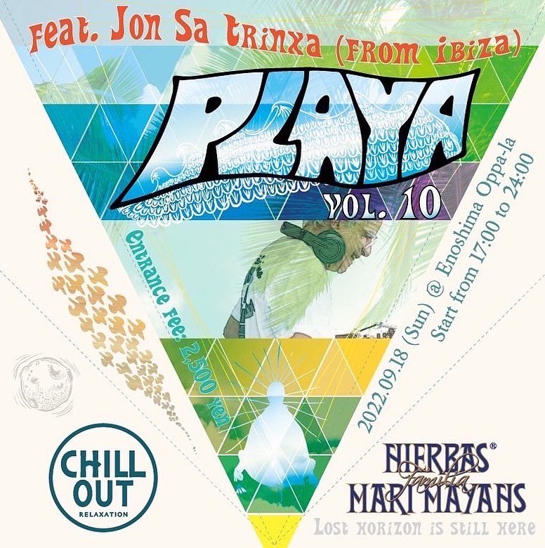 pontiac1001's tweet photo. 今週末Balearic partyやります！
映画『太陽と踊らせて』のジョン・サ・トリンサ降臨！！

"PLAYA" Vol.10
2022/9/18(Sun) ＠ OPPA-LA
OPEN: 17:00〜24:00
Charge: 2500YEN(当日券のみ)

◆Guest DJ
Jon Sa Trinxa (from Ibiza)

◆Local DJ's
SKY POND JOURNEY
焚火dub joint
DRAMATICBOYS
HIKARIMONO https://t.co/79NZNs5JVw