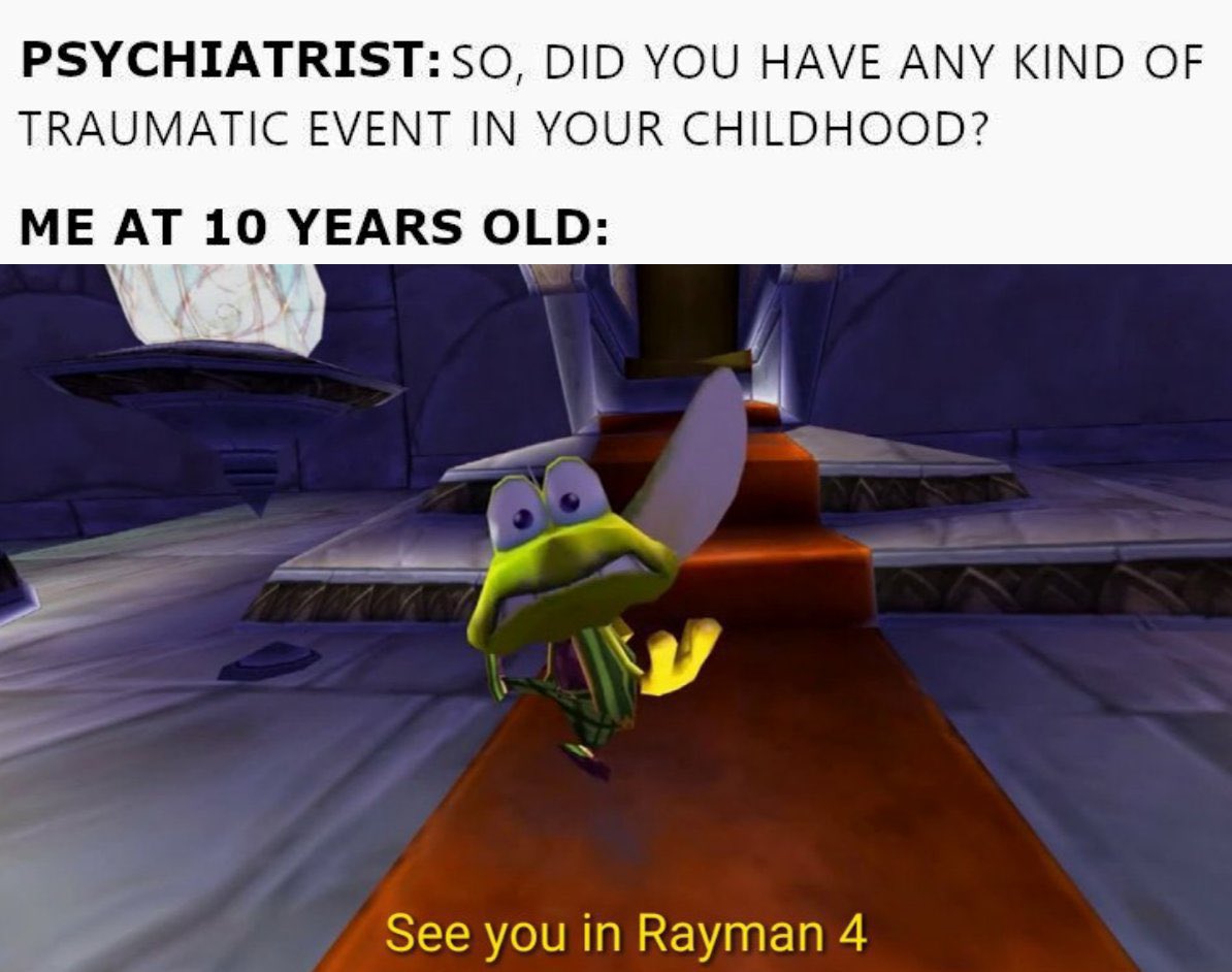 InkScarlet's tweet photo. #MakeRayman4
I replayed Rayman 3 recently and I will never forget this dialogue.
COME ON UBISOFT!!! https://t.co/S4NVcVPkzt