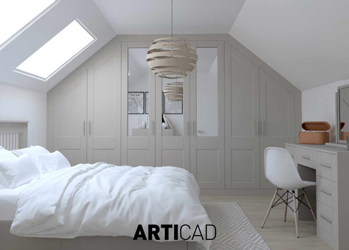 We have new updates available for ECF Austerhouse on the Members Portal! Updates include kitchens and bedrooms. Click on the link in our bio to gain access and start creating renders just like the one you see here! #ArtiCAD #kitchendesign #bedroomdesign #interiordesign @ECF_Ltd