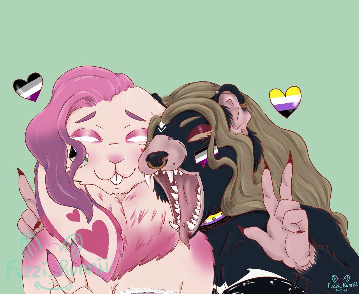 Fuzzi_Bunnii's tweet photo. @BUNKlNS Heya! I’m Jazzy and I’m an Aussie Neurodivergent artist that does both digital furry and traditional watercolour art! I love all things fantasy, multicultural mythology and 90s horror! I’m hoping to improve digital art skills more in the future! 💕 https://t.co/bX0NTOb4ib