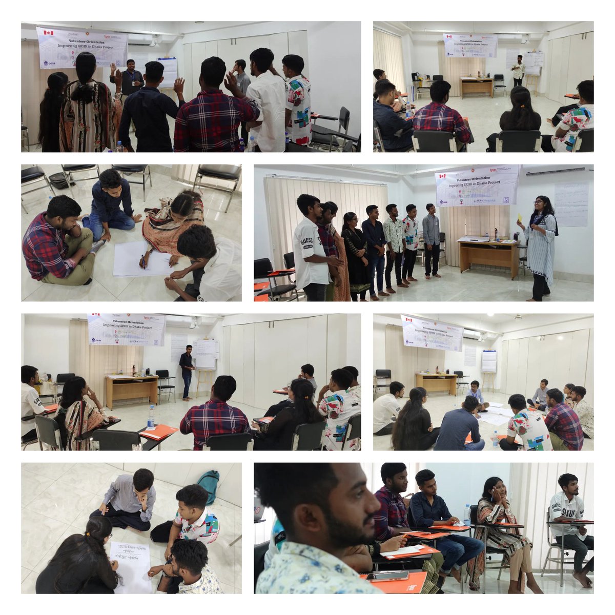 serac_bd's tweet photo. #OngoingEvent
#SERAC_Bangladesh in collaboration with #IpasBangladesh arranged 17th batch volunteer orientation of Goaltek area on FP, MR, PAC, SGBV & community communication under Improving SRHR in Dhaka project, technical supported by @HealthBridgeCan, funded by @CanadaFP. https://t.co/VlOez3HuOs