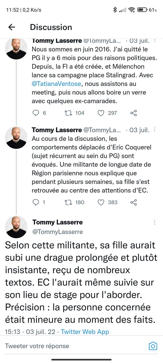 regueyne's tweet photo. @alma_dufour @Portes_Thomas @ALeaument @ManonMeunier_UP Et interdire les viols ?
#foutagedegueule #RickyCocotier #causette #coquerel #balancetonporcFI #Bernalicis #BernalicisGate #Portes #Bouhafs #Ruffin #RuffinGate https://t.co/2DcvaobdLk