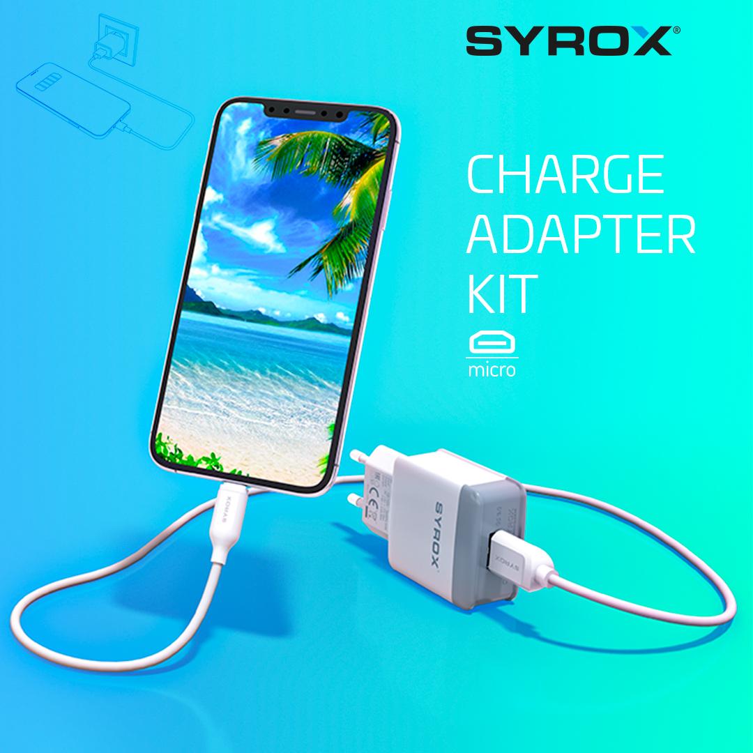 SYROX MICRO USB ŞARJ ADAPTÖR SETİ!
#syroxtechnologies #syrox #duvarşarjı #şarj #travelcharger #wallcharger #microusb #yerliüretim #phoneaccessories
#electronics