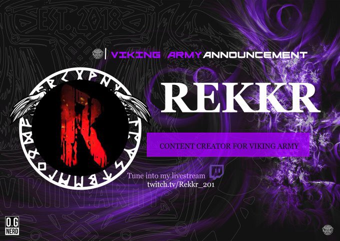Getting back into the content 

We welcome <a href="/rekkr_201/">Rekkr_201</a> from depths of Valhalla to rise to greatness as our first content creator into this new generation of vikings 🎉

#VATFUP