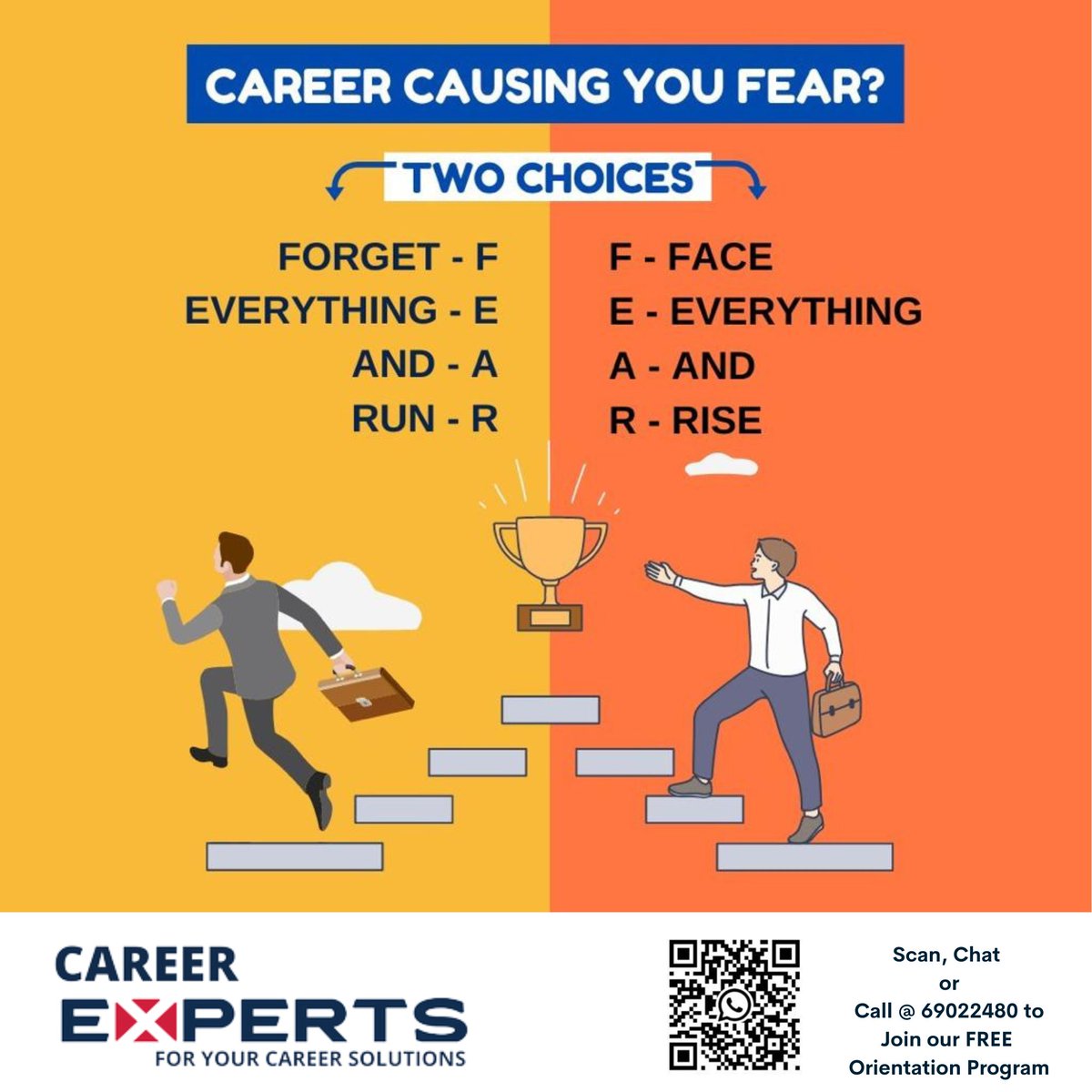 lastexperts's tweet image. If you have an irrational fear of your career - it might be time for a change.
#career #fear #faceproblems #careerexperts #careergoals