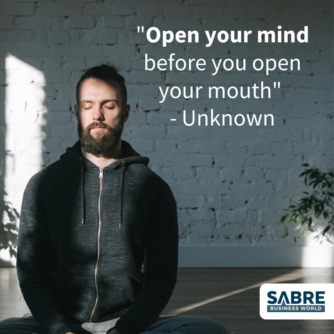 SabreBusinessW's tweet photo. Open your mind to new perspectives and your life will change exponentially.
#sabrebusinessworld #dailymotivation #dailyinspiration #motivationalquoteoftheday #successmindset #SuccessQuotes https://t.co/jhPWW7JUjK