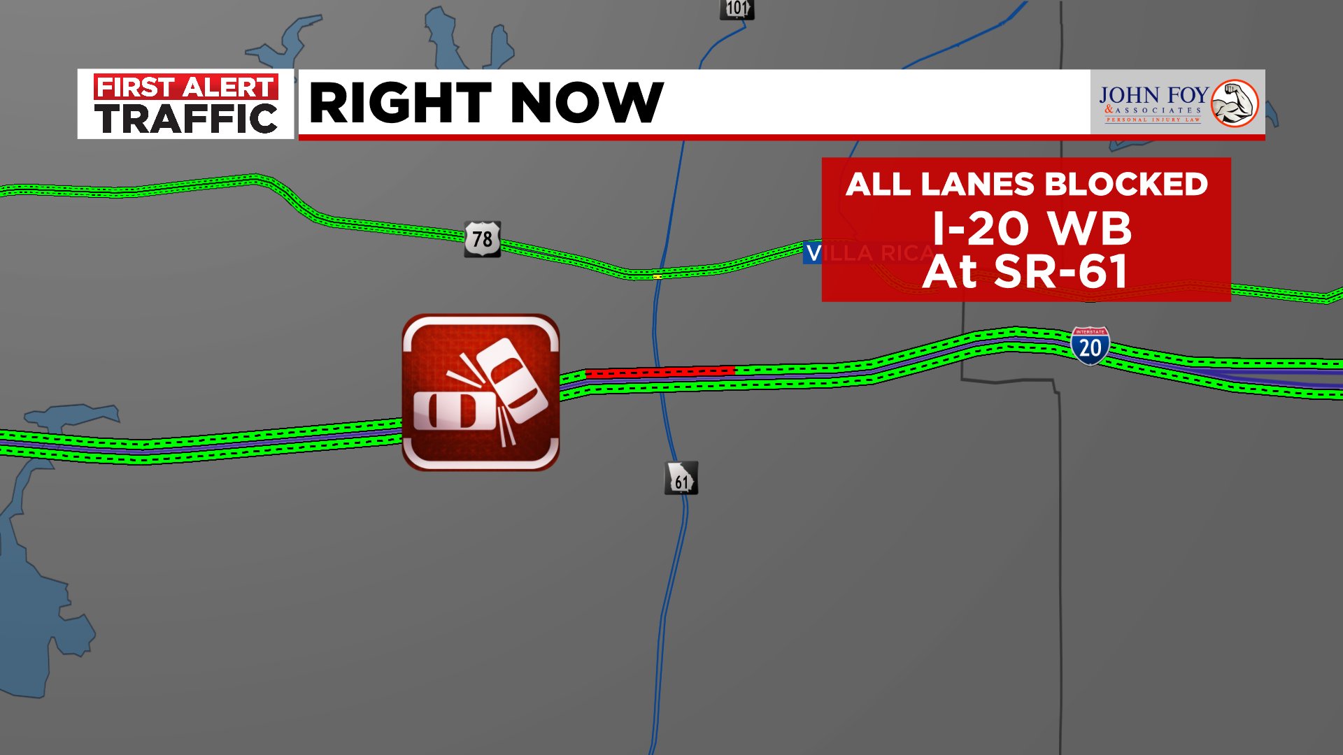 Courteney Jacobazzi on Twitter "All lanes blocked on I20 WB near SR