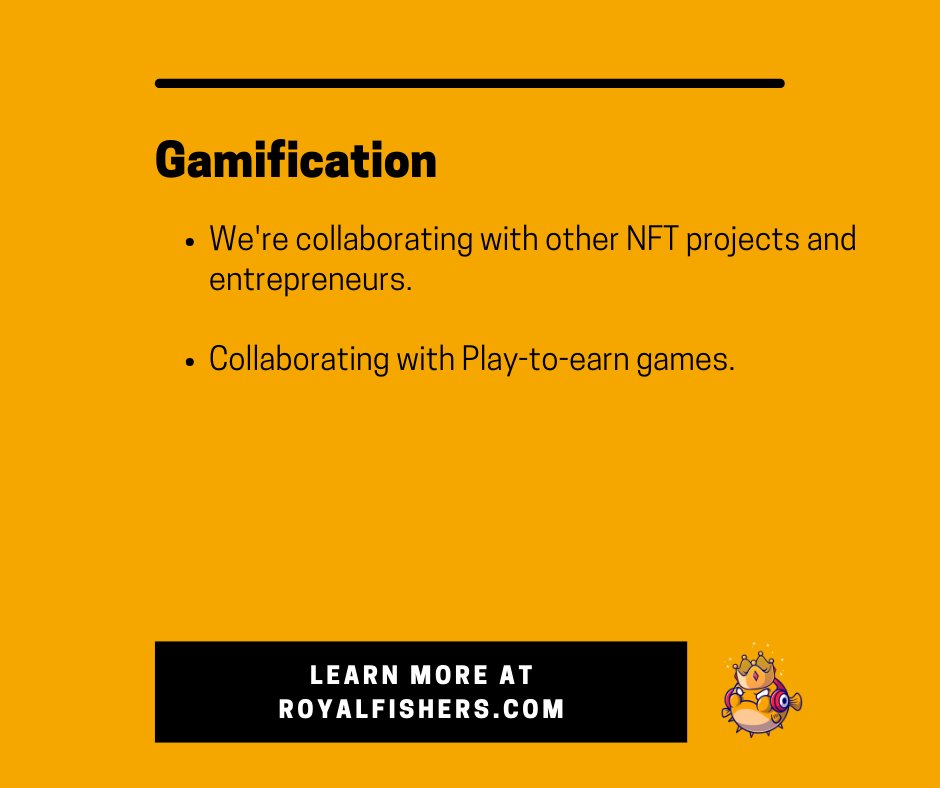 RoyalFishers's tweet photo. Royal Fishers Holders will be collaborating with other NFT projects, P2E games, and entrepreneurs.

#nft #solananft #royalfishersnft https://t.co/dwbKOTha0z