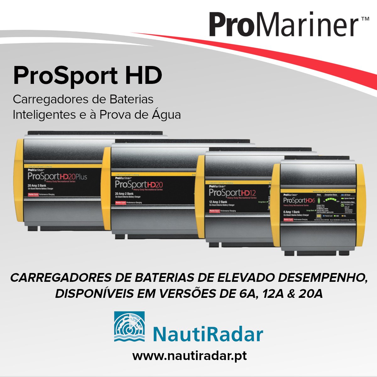 NautiradarL's tweet image. Conheça a última geração de carregadores estanques de baterias -  ProSport HD da Promariner.

Saiba mais em: bit.ly/3QAX1vg

#prosport #prosporthd #promariner #carregadoresdebaterias  #nautiradar #Baterias #battery #batterycharging #batterycharge #Voltage #charger