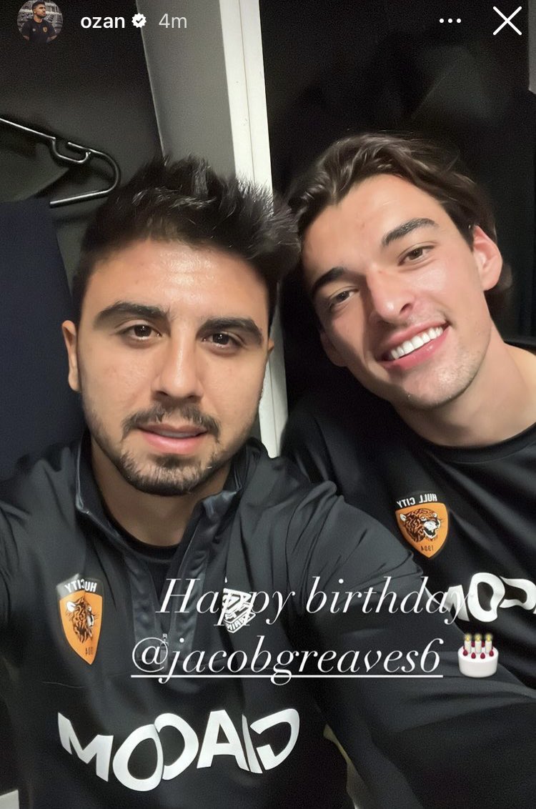 Ozan Tufan’s birthday message for Jacob Greaves #hcafc