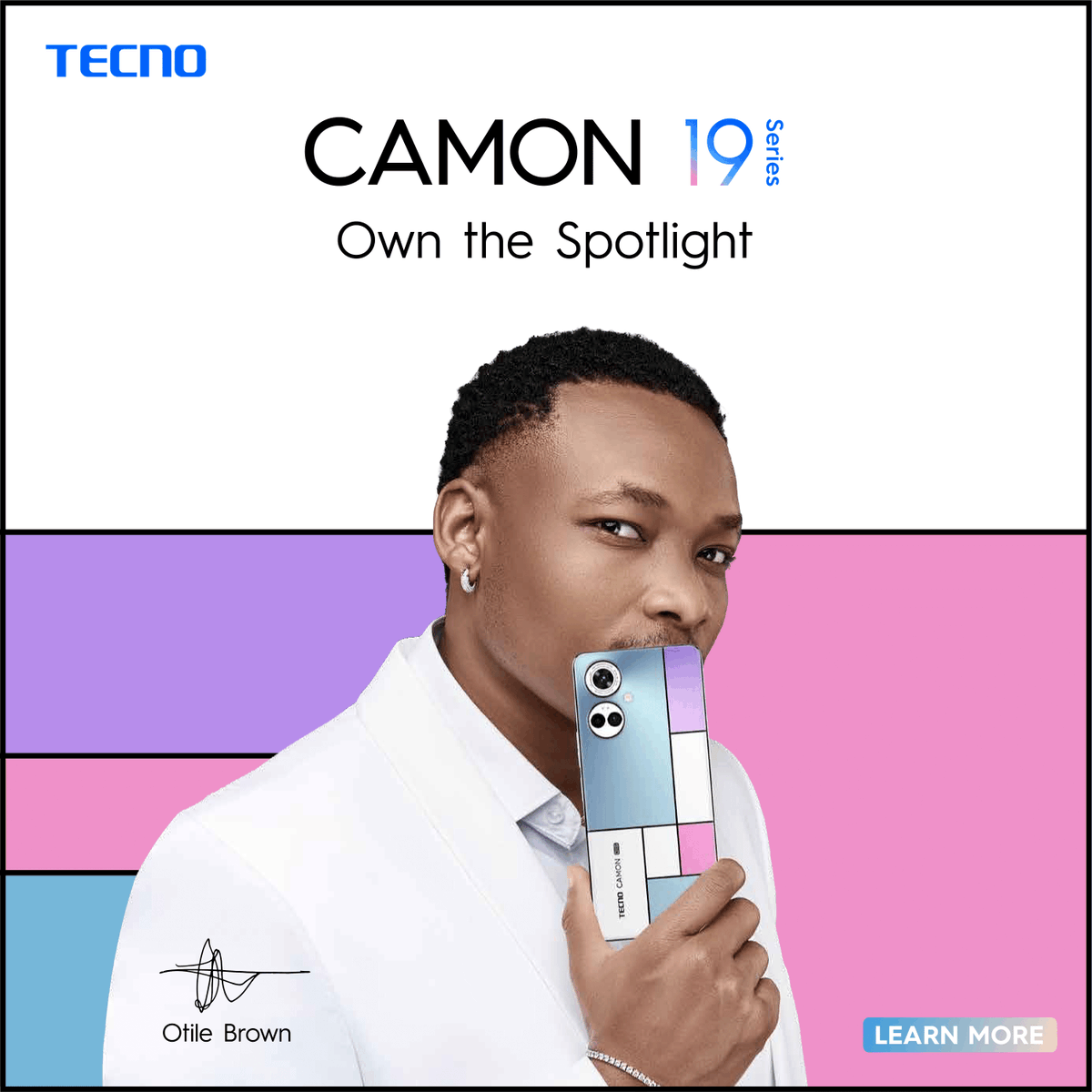 ntvkenya's tweet photo. SP: The CAMON 19 Pro Mondrian is a stunning phone that can magically change colour. It has a 64 MP super bright night camera that takes brilliant photos even in low light. It also takes great portraits & comes with 8GB RAM and 256 GB storage. https://t.co/xDkLezXWCT | #CAMondrian https://t.co/E8JoCqvsw2