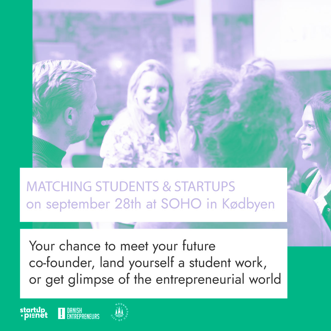 venturecupdk's tweet photo. If you are thinking about creating a career in the startup scene, this is your chance! 🤩
At SOHO in Kødbyen we have food, beers, great networking and career-changing opportunities! 🤝🏻
Sign up at https://t.co/7JGaBp0Bb0
#supportingfounders https://t.co/j5TG8XYPAI