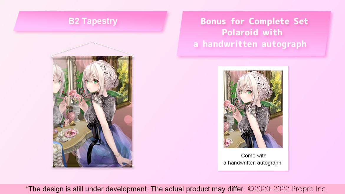 GeekJack_Store's tweet photo. #華月みくる BD goods are available at Geek Jack now! We have B2 Tapestry, Acrylic Smartphone Stand, Button Badge and Celebration Voice Set. The bonus for Complete Set is lovely Polaroid with a handwritten message🌕, link from below👇
https://t.co/Z4iDI8RwXk
#proproproduction https://t.co/NDeI2avA1X