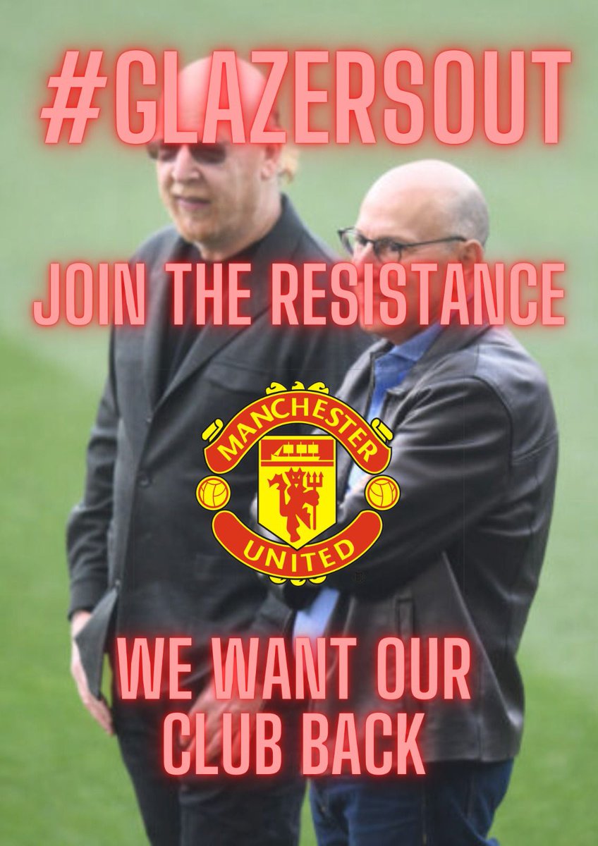 Morning all night shift over and so my attentions turn to #GlazersOut