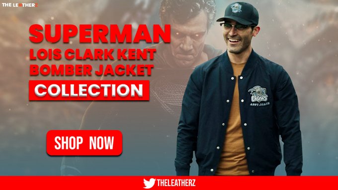 mariamoler247's tweet photo. Superman and Lois Clark Kent Bomber Jacket

Fabric: Cotton
Collar: Rib-knitted 
Inner: Viscose Lining

BUY NOW ➡ https://t.co/wFfOsuh1uY https://t.co/ezJiht8Wzh