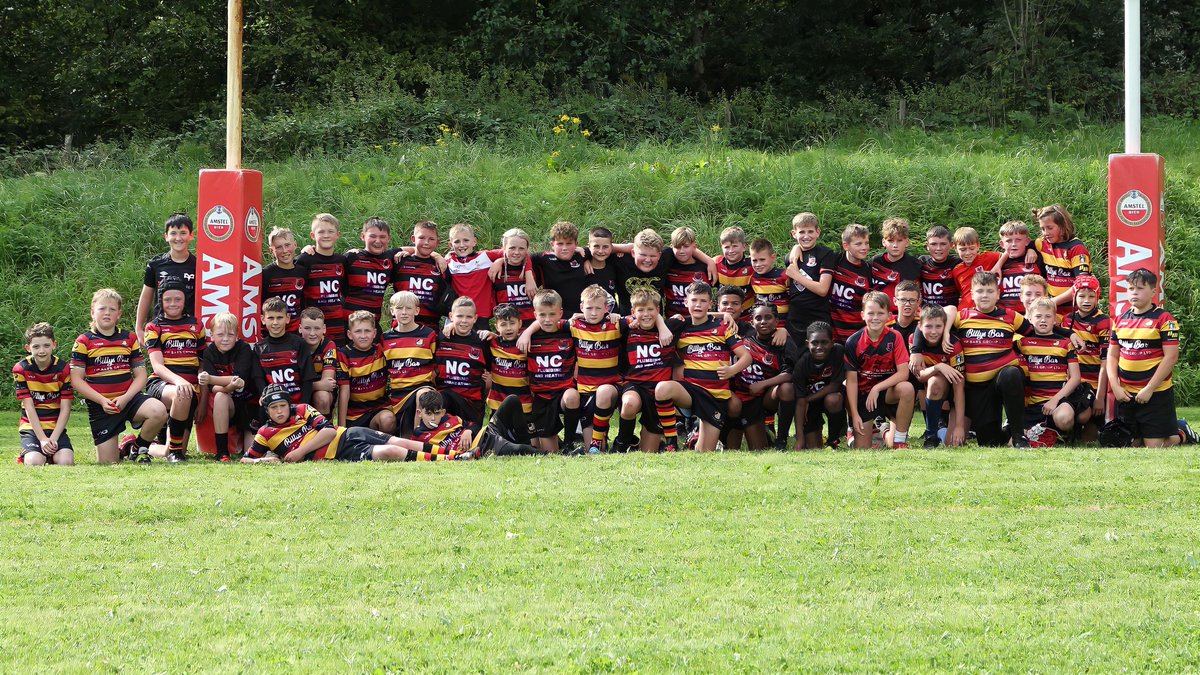 BonyJuniors's tweet photo. After a tough cup game yesterday with some fantastic rugby on display. @BonyJuniors u12s and @AbercraveRFC u12 come together for a great picture. Showing the spirit of the game. Thanks for the game and look forward to seeing you later in the season. @Bonymaenrugby https://t.co/2zbzOGTv7M
