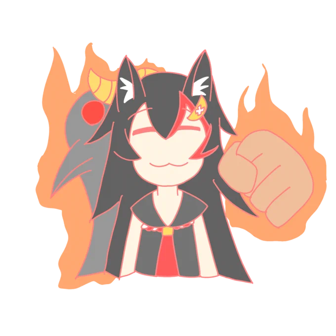 単体ver#みおーん絵#絵かゆ #できたてころね #絵フブキ 