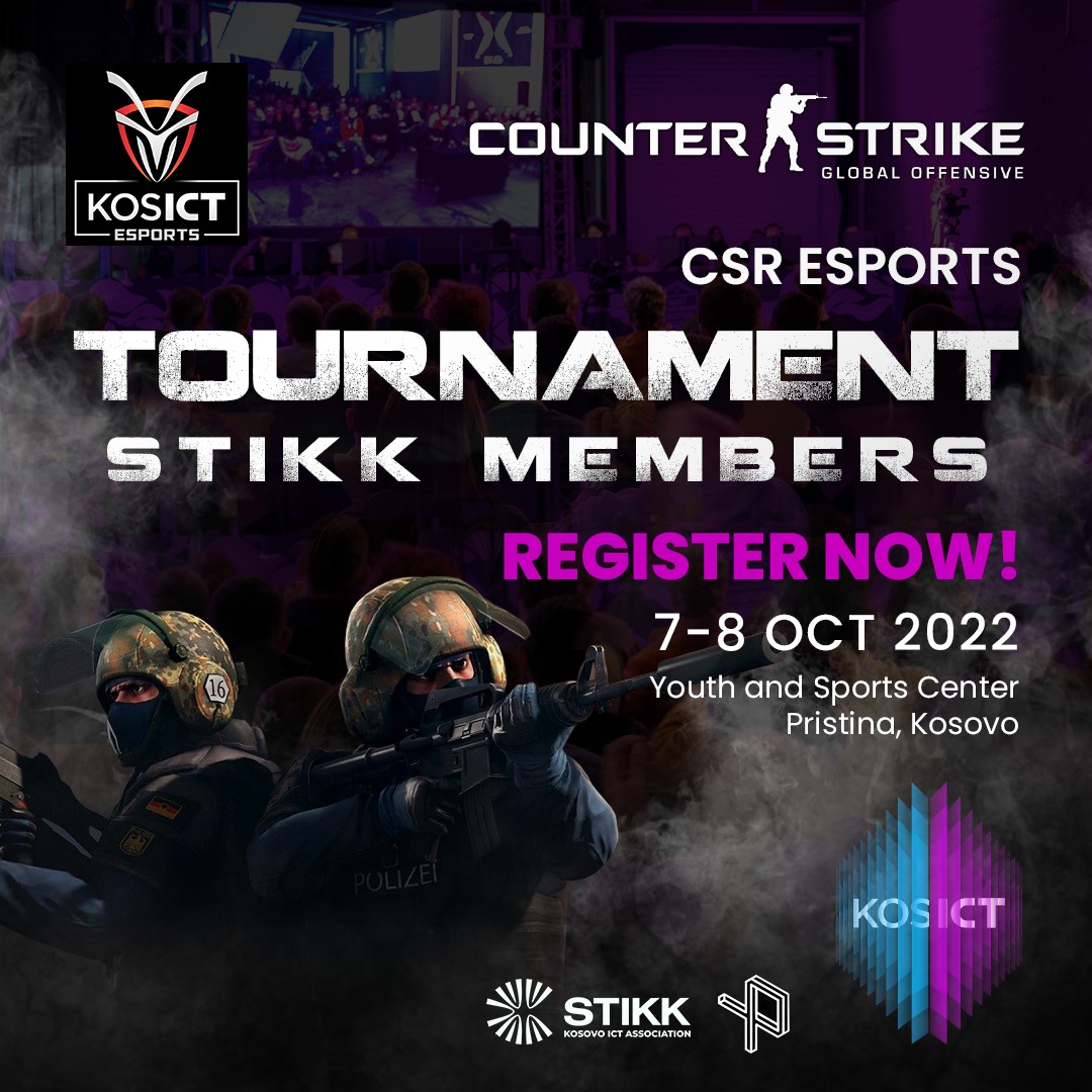 KosICT's tweet image. Did you know that CS:GO is a great way to fundraise for charity? 👾

CSR eSports tournament for #STIKK members is back and registration is now open!