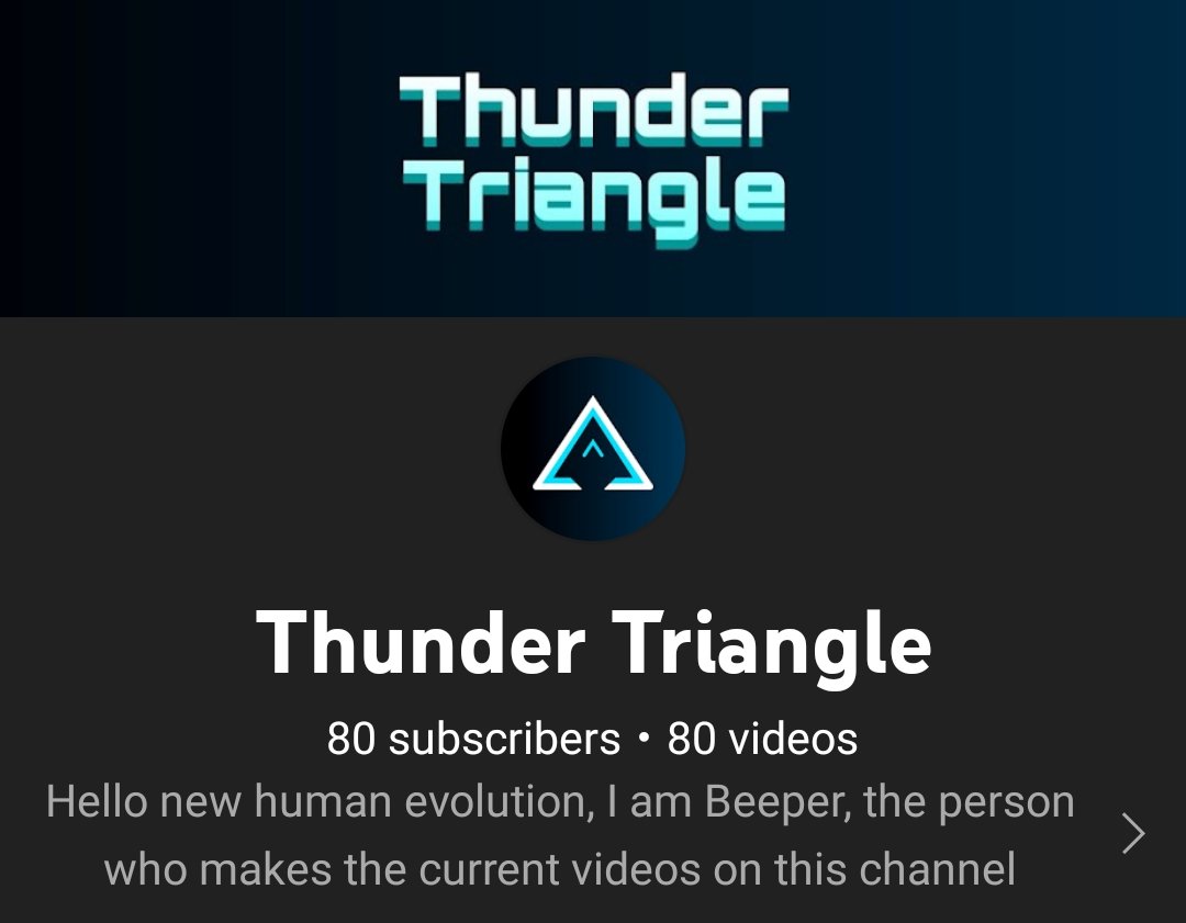 ThunderBeeper's tweet photo. FINALLY, I AM SATISFIED WITH MY NEW CHANNEL BRANDING THING!!!

check em out on @ThunderTriangIe
or https://t.co/7rswlaKI4K https://t.co/WYMSVWgGKF