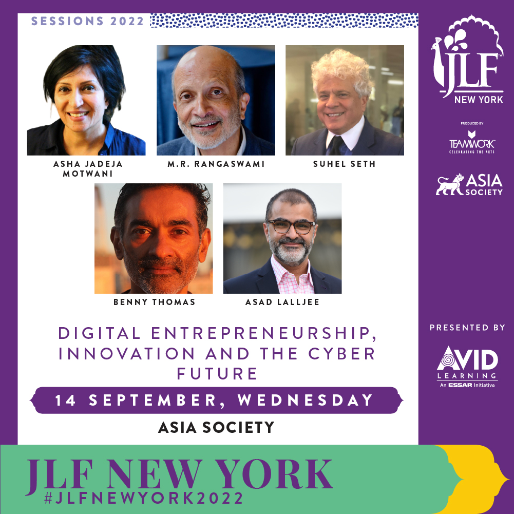 JLFLitfest's tweet photo. A distinguished panel seeks the markers and provocations of change, and discusses how it can be inclusive for the greater good at JLF New York on September 14, 2022. Register now! 
https://t.co/rUDX7DRpPh
@ashajadeja66, @mrsandhill @MumbaiOpera 
(Continued in thread ) https://t.co/KFqjSLGXST
