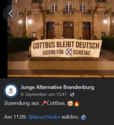 SHornchen's tweet photo. #AfD-Wahlkampf #Cottbus 2022. https://t.co/hwfSo2hOMv