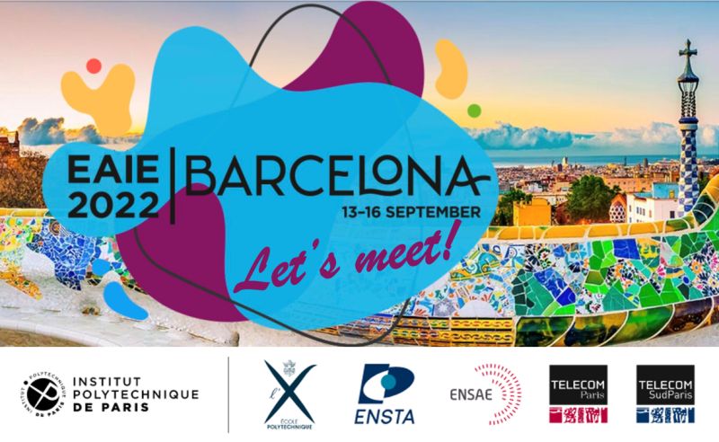 ENSAEparis's tweet photo. #IPParis | @Casttania -@ENSAEparis Director for International Relations-, Catherine Vazza Bonnin (@telecomparis) and @Kristina_Lutsik (@Polytechnique) will represent @IP_Paris_ at @TheEAIE 32nd Annual Conference in Barcelona.
📅September 13 to 16, 2022
🇫🇷 Booth F57
#Masters #PhD https://t.co/QihYmBdxCh