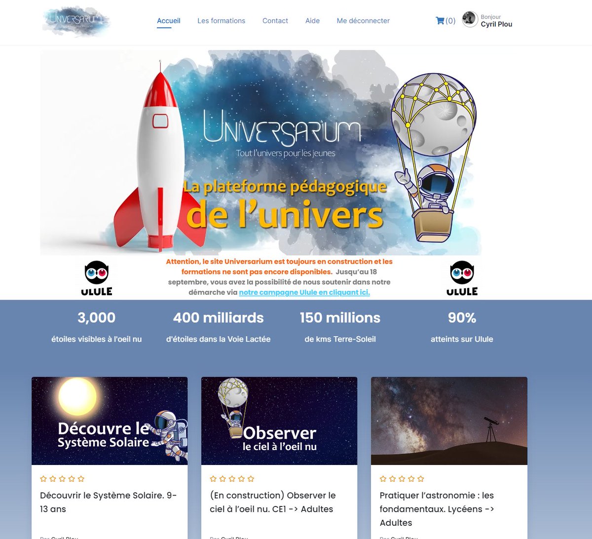 UniversariumFR's tweet photo. A 7 jours de la fin de la campagne Ulule, la plateforme Universarium est de nouveau opérationnelle !! 🥳🥳
Lancement prévu en Octobre ! 🚀✨
Nous avons atteints les 92%, si vous souhaitez prendre part à l'aventure, suivez ce lien :) 👇 
https://t.co/hot2o5UZJh https://t.co/ibnPZOERzr