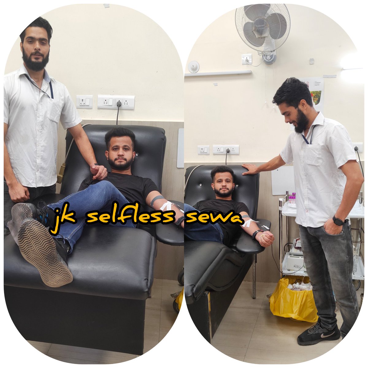 jk_sewa's tweet photo. Abshyiek bahii from nai basti jammu doonated his blood fifth time in gmc jammu for a needy patient ❣️
salute and love from the core of heart ❤️
@BloodDonorsIn @Boondforlife @Jkutblooddonors @KashmirDonors @army_pa1 @adgpi @Blood4NeedyIN @Khalsa_Aid @khalsaaid_india @ssdn_jha https://t.co/VsXzgoPy3D