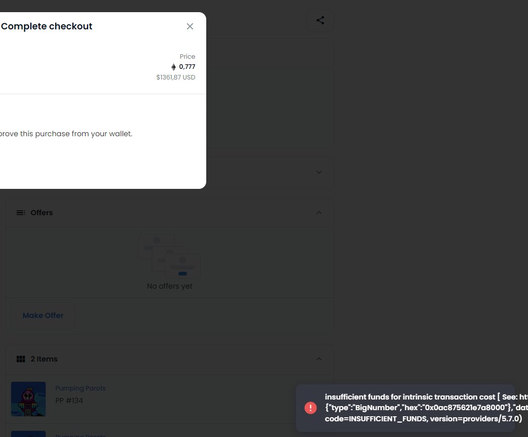 LTosdf's tweet photo. I have enough funds in eth and they reject the operation that is happening? 

bundle https://t.co/Y3OmVwHILJ

Collection https://t.co/cRBA3SKQkF https://t.co/PRnfWIu9Jc