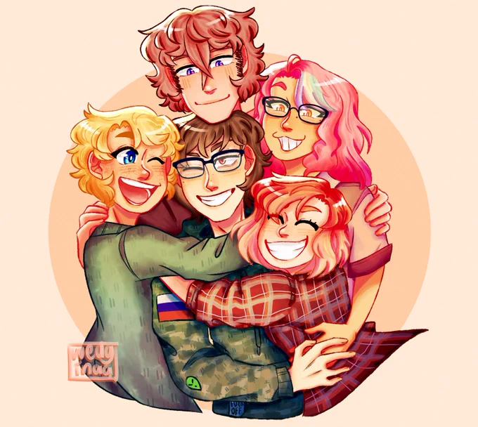 while i was drawing the pic on the right i didn't notice that it resembled one of my old art i did of them   