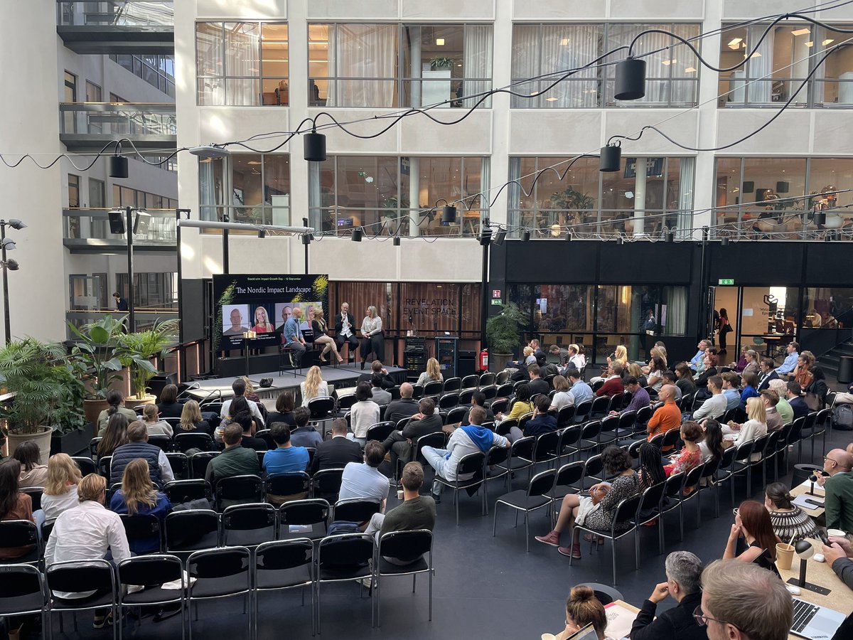 Attending impactweek.se and getting inspired by the energy around impact investing in the Nordics!  

#stockholmimpactweek #sthlmtech