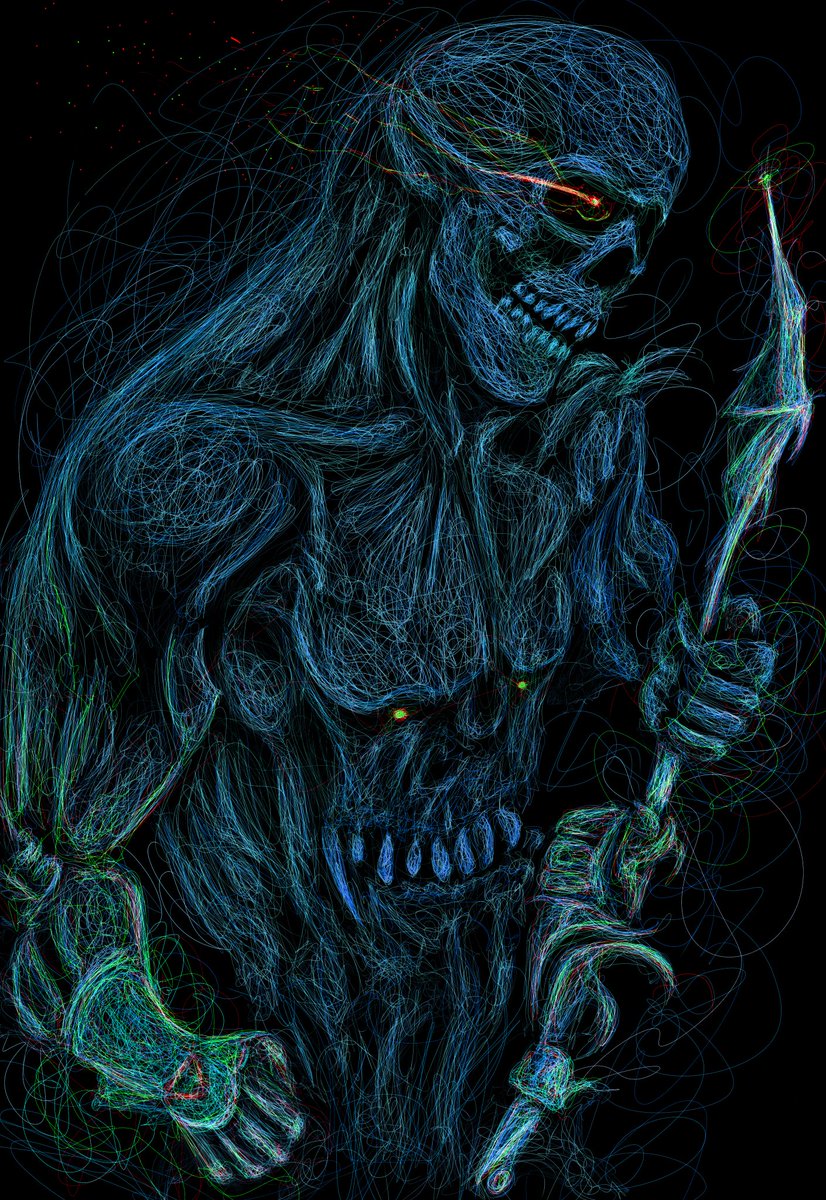 I am the Justice of the grave, and the true meaning of FEAR! "Lich King".

Now available at <a href="/jpgstoreNFT/">jpg.store</a> .

Scribble (Monochromatic).

Clueless digital art Collection 2022

jpg.store/asset/14500fa6…