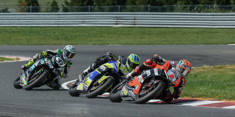 ducaticorse's tweet image. What a fantastic weekend for Josh Herrin! A P2 and a P4 at New Jersey's Supersport R8 take the HSBK Warhorse Racing Ducati NYC Panigale V2 to a world-first national championship and Ducati to its first title in USA racing since Troy Corser in 2004 #ForzaDucati #DucatiPanigaleV2