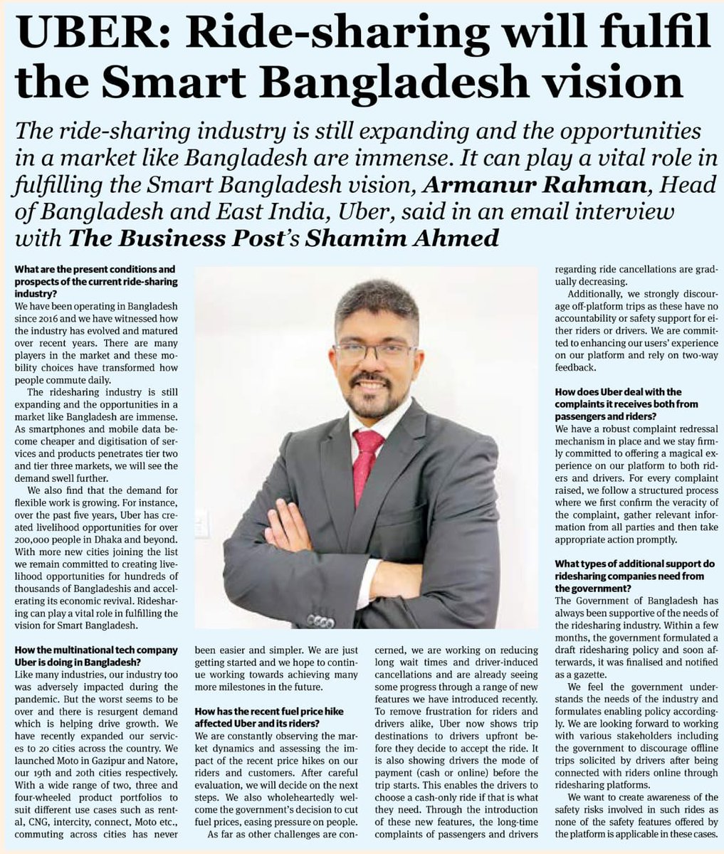 Uber Bangladesh tweet media
