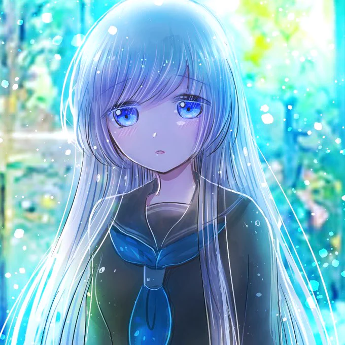 ちょっとアニメ風に描いてみたオリキャラちゃんです(*'∀`)#絵描きさんと繋がりたい #イラスト好きさんと繋がりたい 