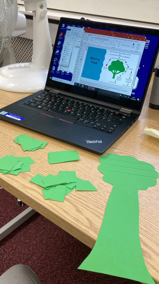 Prep for my favourite session in the worry management intervention