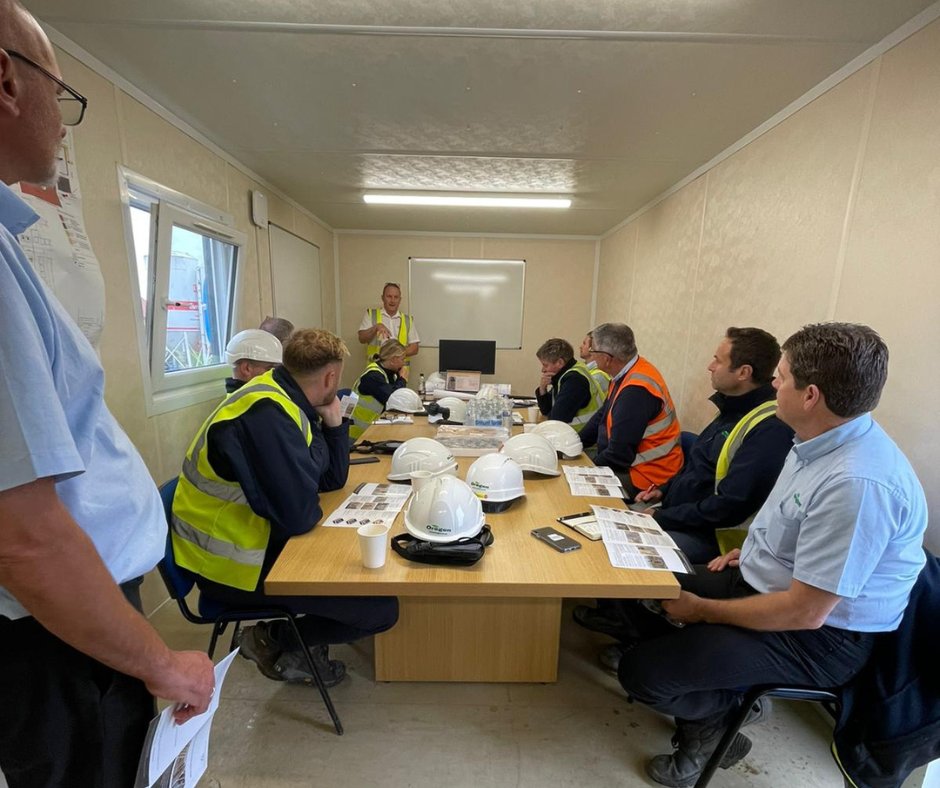 oxford_safety's tweet image. Eddie &amp;amp; Dave took a road trip to Doncaster last month to run training for senior staff of Oregon Timber Frames. 

Our training enabled them to understand safe installation &amp;amp; taking down of our CoverSafe.

#CoverSafe #healthandsafetytraining #timbersafety #fallsafety