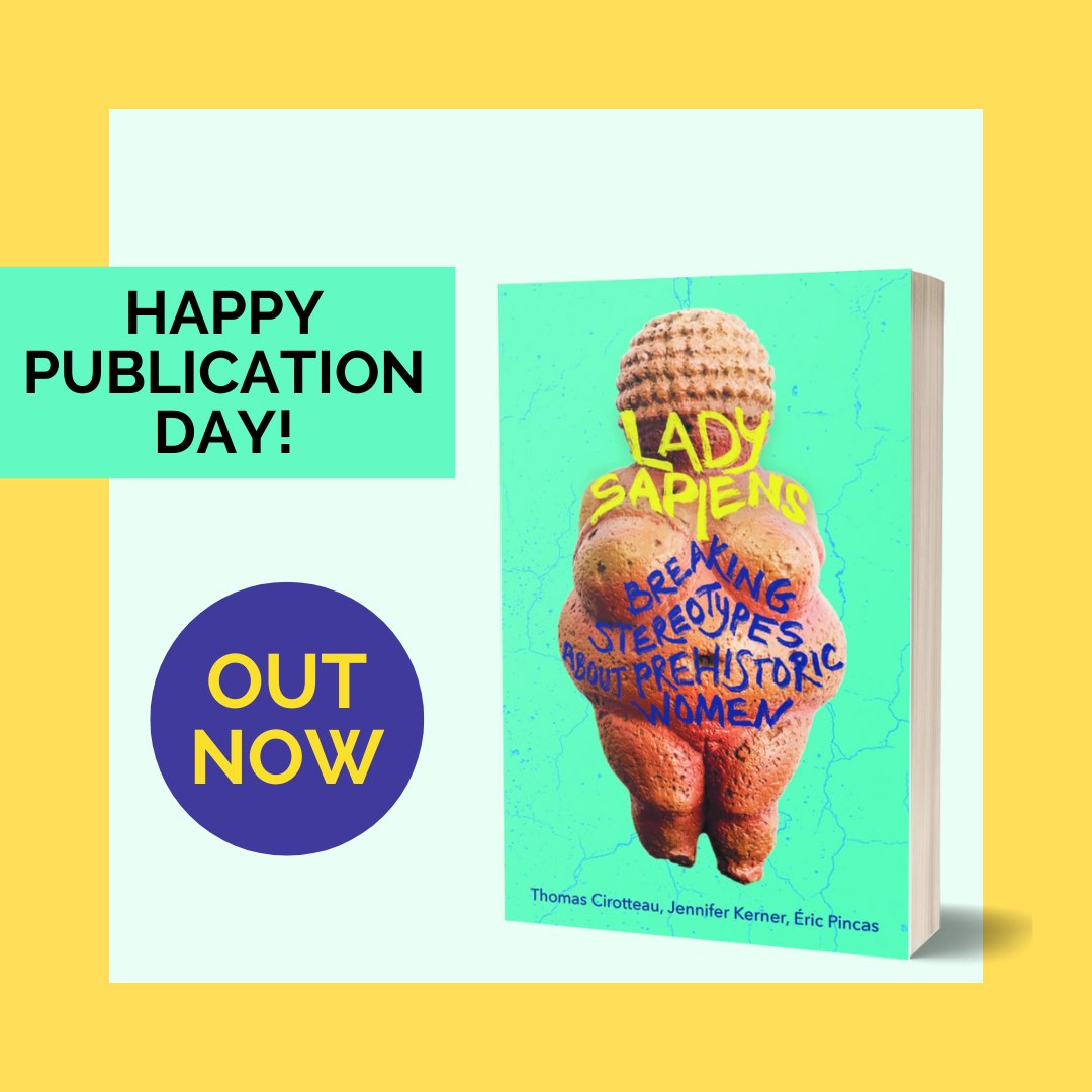 BookPublicistUK's tweet photo. Happy Publication Day to Thomas Cirotteau, @JenniferKerner2 and @EricPincas, authors of Lady Sapiens (@Legend_Times_)✨ 

Nurturer, huntress, craftswoman, artist - groundbreaking archaeological research reveals what the prehistoric women of our past were really like. https://t.co/k9BvGIAMZi