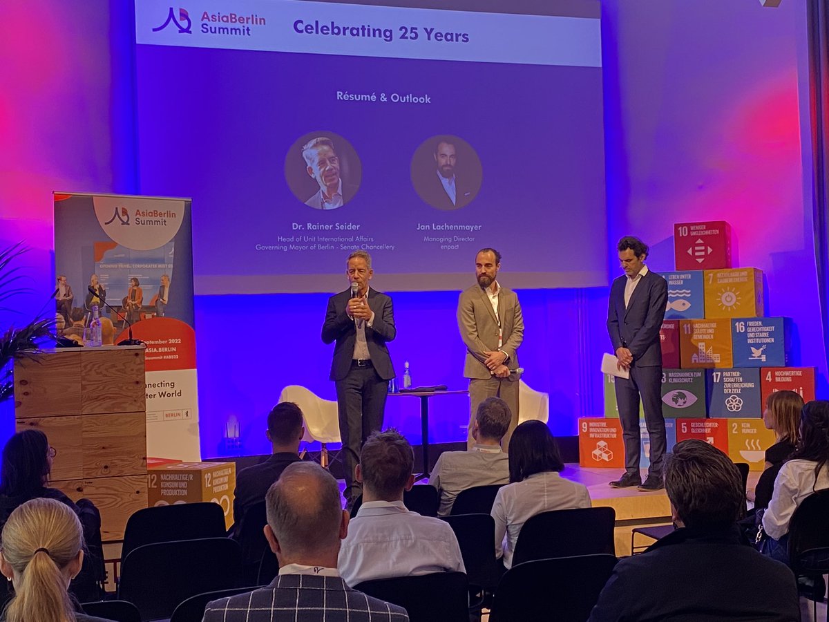 Dr. Rainer Seider, Berlin Chancellery,  introduces what sets this AsiaBerlin Summit, in its 25 anniversary, apart in terms of its focus on #SDG2030, and its interactive nature that invites people to connect more, network more and make things happen. 

<a href="/Berlin_Asia/">AsiaBerlin</a> #ABS22