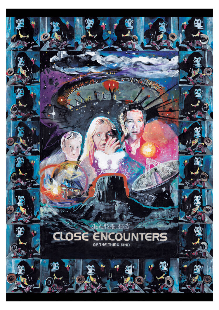 MatthewAMullins's tweet photo. Alternative poster for Close Encounters of the Third Kind (1977)
Aka: Watch the Skies, The Close Encounter of the Third Kind
By Dom Bittner @kingofhorrorart https://t.co/ORjriQoutn  https://t.co/BDGZOhUBwI
#CloseEncountersofheThirdKind #AlternativePoster #DomBittner https://t.co/K5E7zFOggy