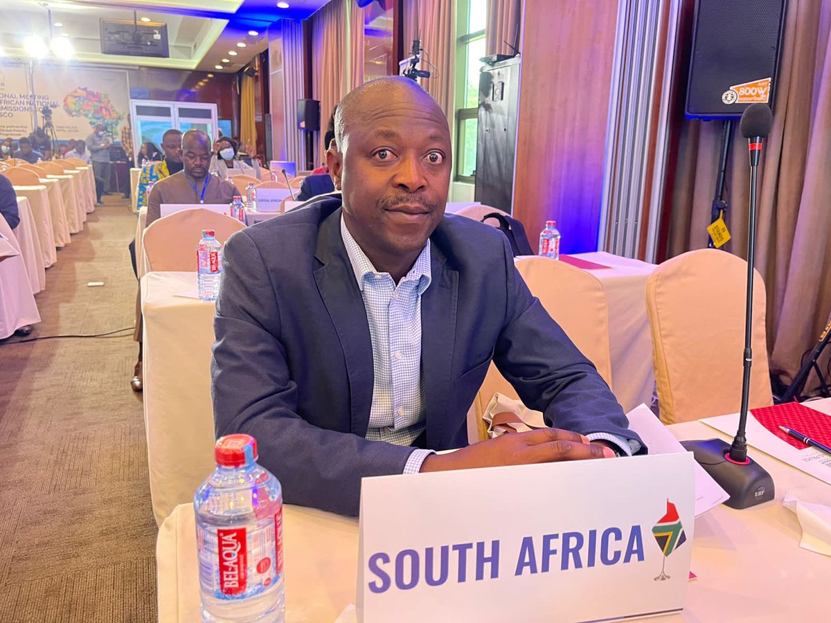DBE_SA's tweet photo. Chief Director for Communications and media @ElijahMhlanga is representing the Department and the country at this year’s Regional Meeting of African National commissions for #UNESCO in Accra, Ghana. https://t.co/455BTDyA42