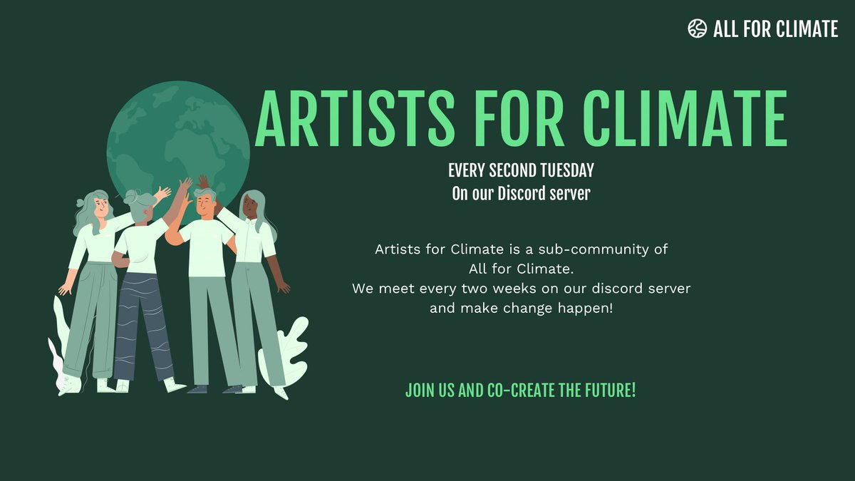 all4climatedao's tweet photo. GM! Kick start your Monday by looking at our August Newsletter ☕️

Big thanks to @NiallElassi for writing it and to the #ArtistsForClimate for proving their arts 🌿🌬

https://t.co/NSfXCPMZdn https://t.co/D3hyZHBmyM