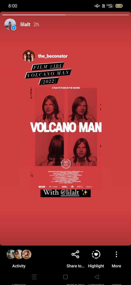 lillianaltman's tweet photo. Go see this film/doco:
#MIFF #melbourneinternationalfilmfestival #TowerHill #volcanoman #volcano #documentary https://t.co/tUow9nECdq