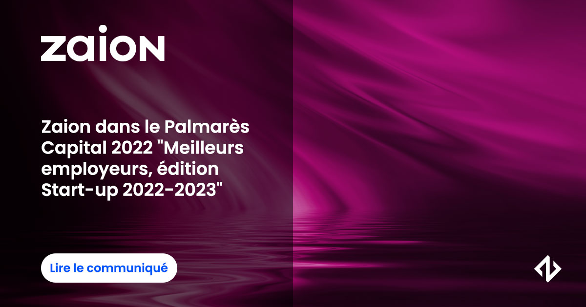 📝<a href="/Zaion_IA/">Zaion</a> dans le Palmarès <a href="/MagazineCapital/">Capital</a> 2022 « Meilleurs employeurs, édition Start-up 2022-2023 » 
👏 Zaion obtient le score de  8,15 sur 10, en 106ème position sur 4000 start-ups.  
➡ Lire le communiqué :
zaion.ai/ressources/com…
#zaion #callbot #capitalmagazine #startup